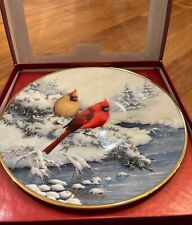 4 Seasons: Cardinals in Winter Collector's Plate by Lenox (McClung Series) picture