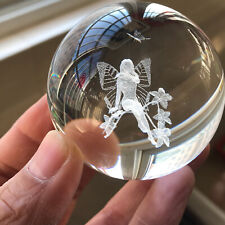 1PCS Clear Glass Sphere Crystal Magic Ball Angel Healing picture