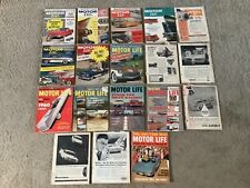 Vintage 1955, 56, 57, 59, 60, and 61 Motor Life Magazines x18 Car Auto Antique picture