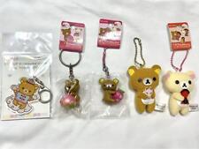 Rilakkuma Goods lot set 5 Keychain strap Korilakkuma Stuffed toy mascot   picture