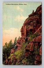 Golden CO-Colorado, Lookout Mountain, Antique, Vintage c1916 Souvenir Postcard picture