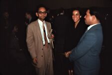 1960s Tagore Society Houston Meeting Men Woman Talking Vintage 35mm Slide picture