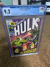 Incredible Hulk #144 CGC 9.2 Last 15 Cent Issue Dr. Doom vs Hulk Marvel 1971 picture