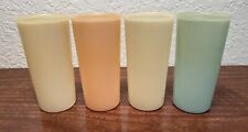 Vintage Tupperware Pastel Juice Cups Set of 4 Small Tumblers #117 picture