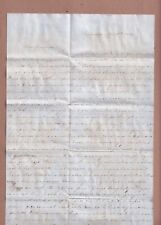 1854 Scottsville Virginia newsy letter - Martha Matthews Wade to Grandfather picture