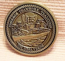 LPD-19 USS MESA VERDE Command Master Chief CMC USN Navy CPO Challenge Coin picture