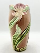 Antique art nouveau iris vase 5.5
