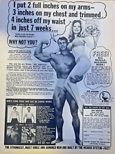 1970 Vintage Advertisement Arnold Schwarzenegger Joe Weider Musclebuilding Cours picture