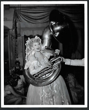 Lucille Ball Beautiful Actress Brass Horn VINTAGE ORIGINAL PHOTO picture