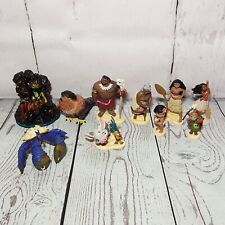 Disney Moana Plastic PVC Figurines Toys Lot of 10 Figures Maui Te Fiti Chief Tui picture