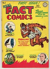 REAL FACT COMICS #1 (1946) DC COMICS HOUDINI JUST IMAGINE SIMON & KIRBY VG picture