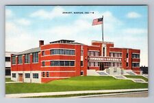 Marion IN-Indiana, National Guard Armory, Antique, Vintage Postcard picture