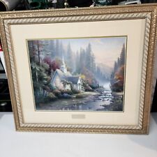 Home Interiors Picture Thomas Kinkade “Library Edition” The Forest Chapel picture