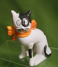 1930's Early Japan Porcelain Halloween Cat - 4