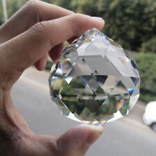 Suncatcher  Faceted Prism Ball 60MM Fengshui Clear Crystal Hanging Chandelier picture
