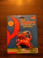 Clifford The Big Red Dog Running Keychain 2001 Basic Fun Scholastic PBS Kids Toy picture