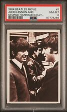1964 Topps Beatles Movie A Hard Day’s Night John and George #5 – PSA 8 (NM-MT) picture