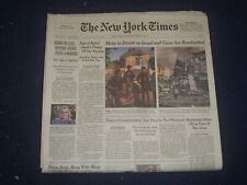2021 MAY 13 NEW YORK TIMES - MOBS IN STREETS AS ISRAEL AND GAZA ARE BOMBARDED picture