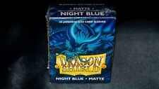 Dragon Shield Japanese Card Sleeves NIGHT BLUE MATTE 60 Pack Yugioh Brand NEW picture