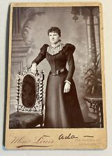 Antique Photo Circa 1880 (4 x 6 in) - Standing portrait of a stylish London Lady picture