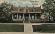 Macon,GA Sidney Lanier's Birthplace Bibb,Jones County Georgia Postcard 1c stamp picture