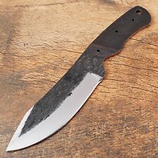 8'' CUSTOM HAND FORGED 1095 CARBON STEEL HUNTING SKINNING BLANK BLADE KNIFE  234 picture