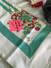 Vintage tablecloths bundle lot of 8 1950-70 Assorted sizes Lot #2 picture