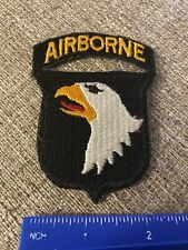 US Army 101st Airborne Infantry Division Patch Attached Tab INV6426 picture