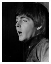 Paul McCartney 1960's The Beatles era in suede shirt 8x10 inch photo picture