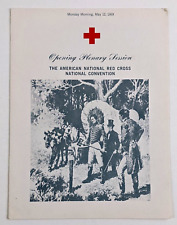 1969 American National Red Cross Convention Opening Session Vintage Program picture