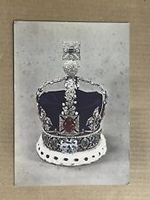 Postcard London England UK Queen Victoria's Imperial State Crown Ruby Vintage PC picture