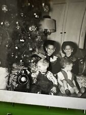 Black & White Snapshot Christmas W/ Twins & Little Ones picture