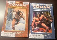 Dark Horse Comic CHRONICLES OF CONAN vol 1 & 4 Tower/Elephant Ex-lib picture