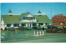 POSTCARD HOFFMAN'S SODA BAR & COFFEE SHOPPE NEWTONVILLE NEW YORK OLD CARS picture