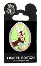 2008 WALT DISNEY WORLD CHIP EASTER EGG PIN- WEARING BUNNY EARS- LE 400 - PP60053 picture