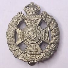 WW1 British Army rifle brigade waterloo  Peninsula cap hat badge picture