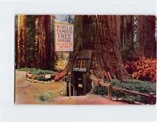 Postcard World Famous Tree House in Tree House Park Piercy California USA picture