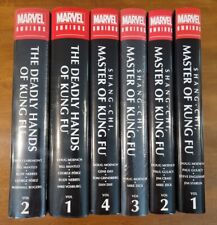 Shang Chi Master of Kung Fu Omnibus Vols 1-4 and Deadly Hands Omnibus Vols 1-2 picture