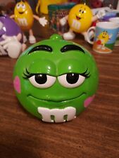M&M's RARE Green Character Cookie Jar - Gallerie Ceramic MM Jar picture