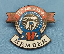 1994-1999 AMERICAN MOTORCYCLIST ASSOCIATION 75th ANNIVERSARY MEMBER PIN NEW picture