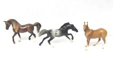Breyer Reeves Miniature Model Horse Figures Lot of 3 Small 3x3 picture