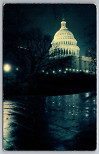 Postcard Capital on a Rainy Night Washington D.C.    G 19 picture
