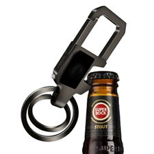 LED Light Bottle Opener Key Chain - Zinc Alloy, Dual Key Rings for Men & Women B picture