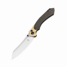 Kizer Clairvoyant EDC Knife 154CM Steel Brass and Micarta Handle V4626C1 picture