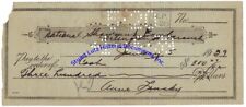 Anne Lansky - wife of Jewish mobster Meyer Lansky - signed check 1929 picture