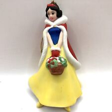 Vintage Grolier Disney Snow White Porcelain Christmas Ornament 1980's T19 picture