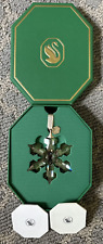 Swarovski 2022 Crystal Annual Edition Ornament Snowflake Christmas Boxed - New picture