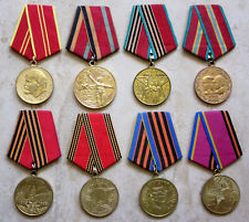 LOT 8 VARIOUS UKRAINE & USSR WWII ARMY VETERAN MEDALS, 1970 - now picture