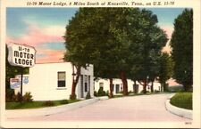 Vintage Postcard 11-70 Motor Lodge Motel Knoxville Tennessee TN c.1930-1945 N713 picture