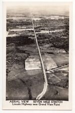 Pennsylvania c1940's Lincoln Highway near Grand View Point, aerial view picture